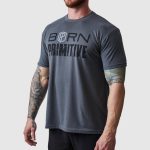BORN PRIMITIVE The Brand Tee miesten t-paita - Metallin harmaa
