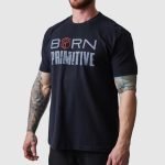 BORN PRIMITIVE The Brand Tee miesten t-paita - Thin Red Line Edition