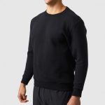 BORN PRIMITIVE Male Waffle Crewneck Pullover miesten pitkähihainen paita - Musta
