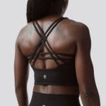 BORN PRIMITIVE Crossfire Sports Bra naisten urheiluliivit - Musta