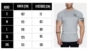 kokotaulukko Gasp miesten paidat