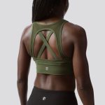 BORN PRIMITIVE X-factor Sports Bra naisten urheiluliivit - Vihreä