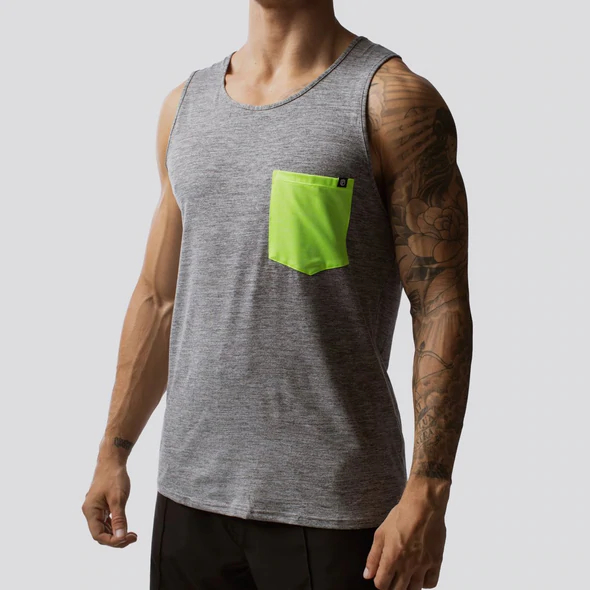 Miesten hihaton paita pocket tank