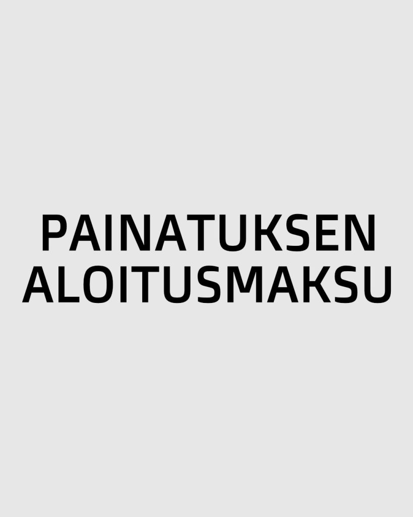 painatuksen aloitusmaksu