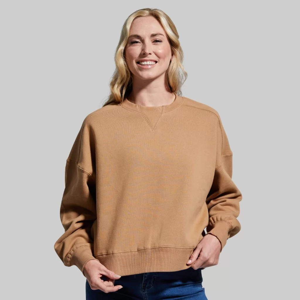 naisten paita pump sweat shirt tigers eye edestä