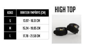 kokotaulukko onyx straps high top