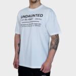 UNDTD Meaning Oversize t-paita - Valkoinen