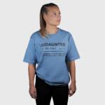 UNDTD Meaning Oversize t-paita - Blue Dusk