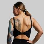 BORN PRIMITIVE Don't Get It Twisted Sports Bra naisten urheiluliivit - Musta