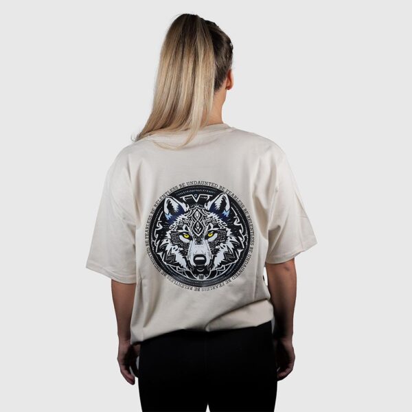 UNDTD Wolf Oversize t-paita - Sand