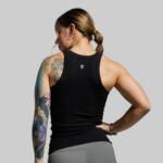 BORN PRIMITIVE Day To Day Ribbed Tank naisten hihaton paita - Musta