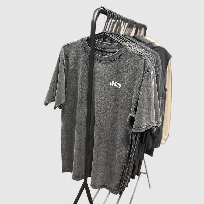 UNDTD Premium Tee T-paita - Stone Washed Black
