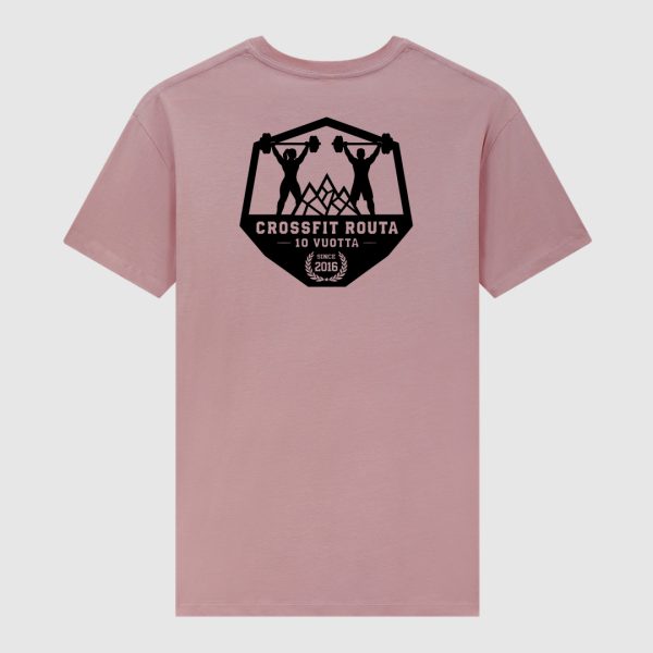 UNDTD Routa 10-vuotta oversize t-paita - Miami Pink